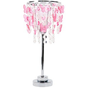 Pink Butterfly Table Lamp