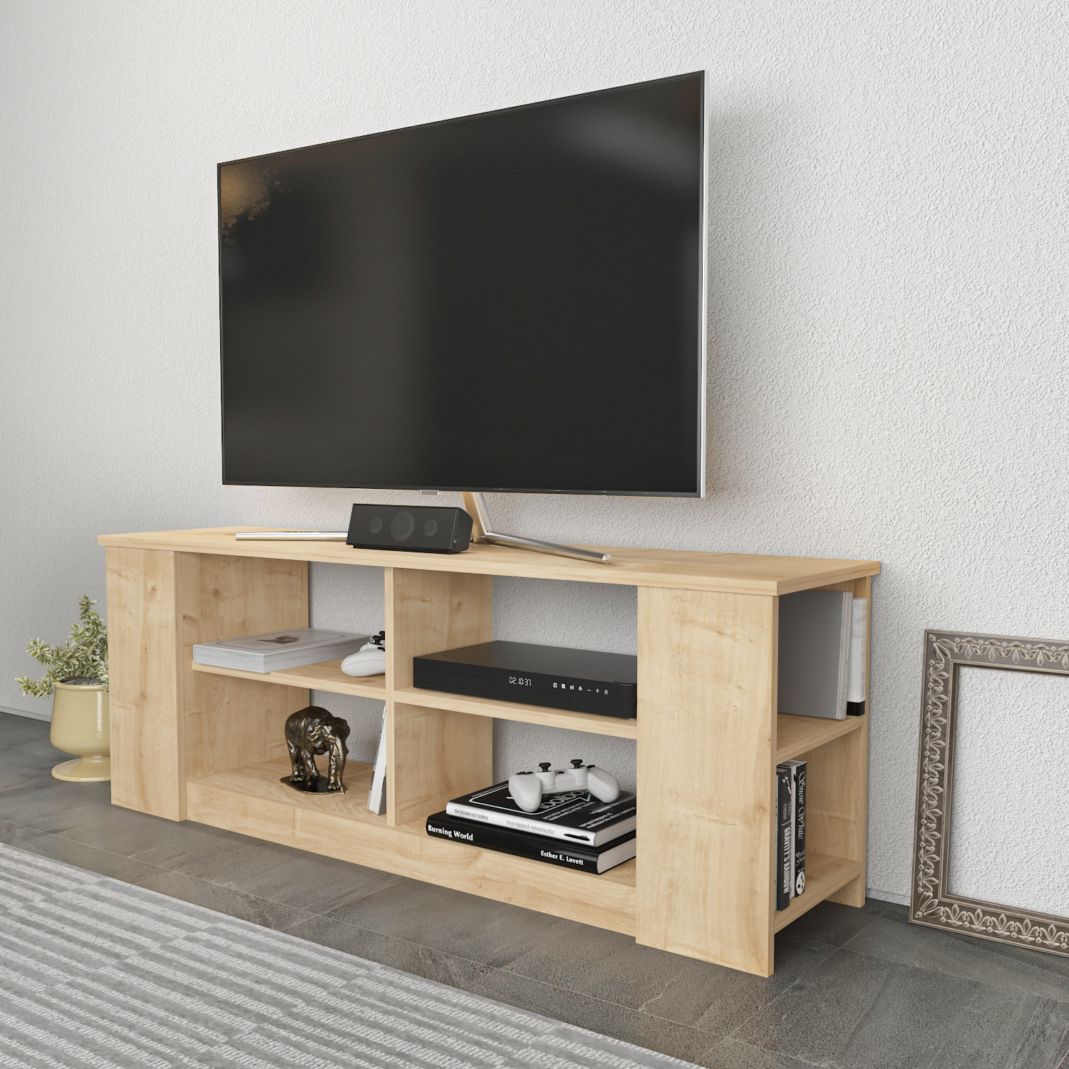 Space Tv Unit - Oak