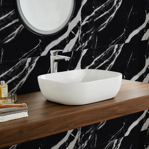 Livingandhome 10-Pack Marble Self-Adhesive Wall Stickers