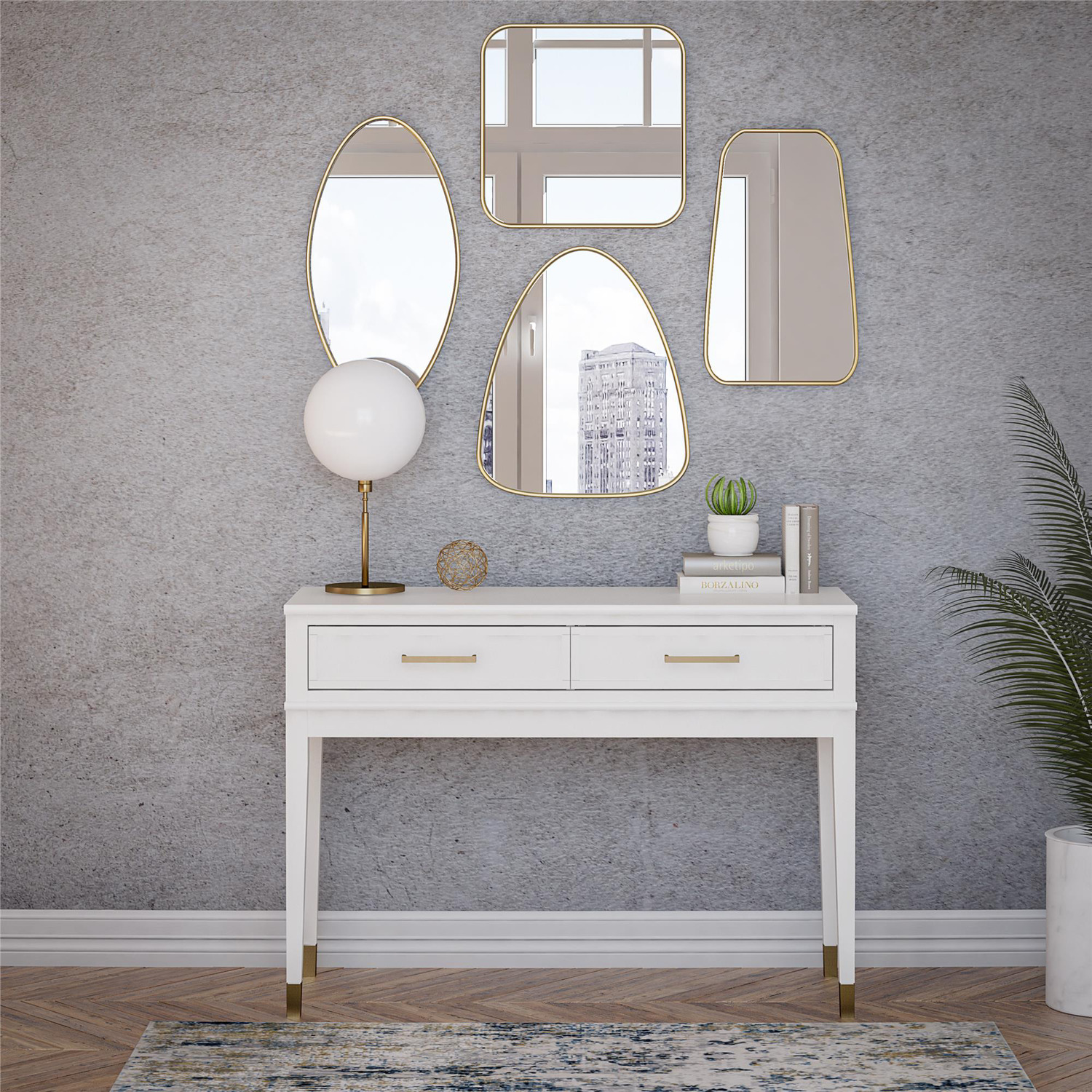 Cl Westerleigh Console Table - White