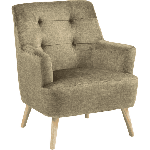 Arta Modern Plush Accent Occasional Armchair
