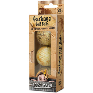 On Par Novelty Garbage Golf Balls Set