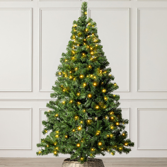 Pre-Lit Aspen Spruce Christmas Tree