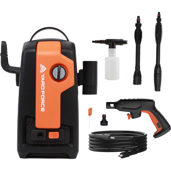 Yard Force 1600W Electric Pressure Washer 120Bar 