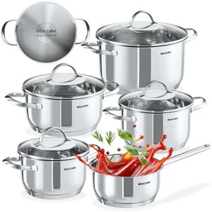 Cooking Pot Set Bologna II, 9-Piece, Suitable For Induction