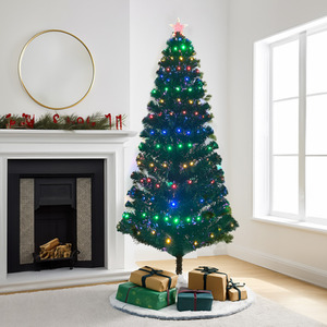 Green Fibre Optic Led Xmas Tree