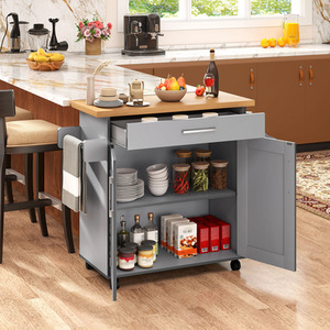Kitchen Island Cart Rolling Island Table