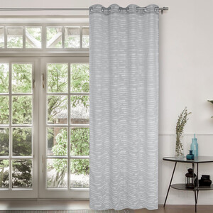 Block Faux Linen Voile