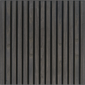 Fuse Acoustic Wooden Slatted Wall Panel in Charcoal Oak