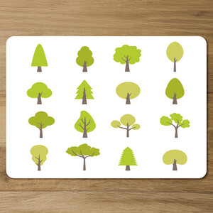Tree Illustrations Designer Placemat Set