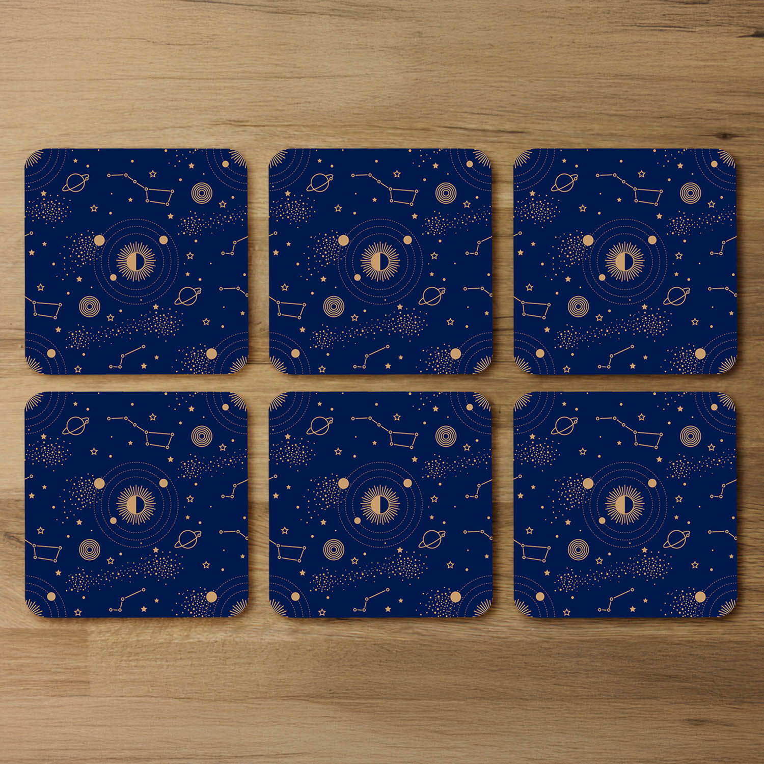 Image of Magic Night Sky Map Coaster -&hellip;
