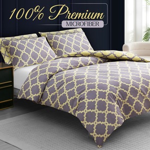 Pamposh Premium Microfiber Breathable Duvet Cover Set