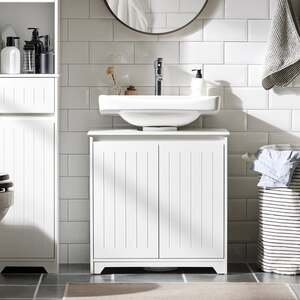 Modern Functional Under Sink Cabinet with 2 Doors