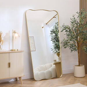 Organic Gold Deep Framed Mirror