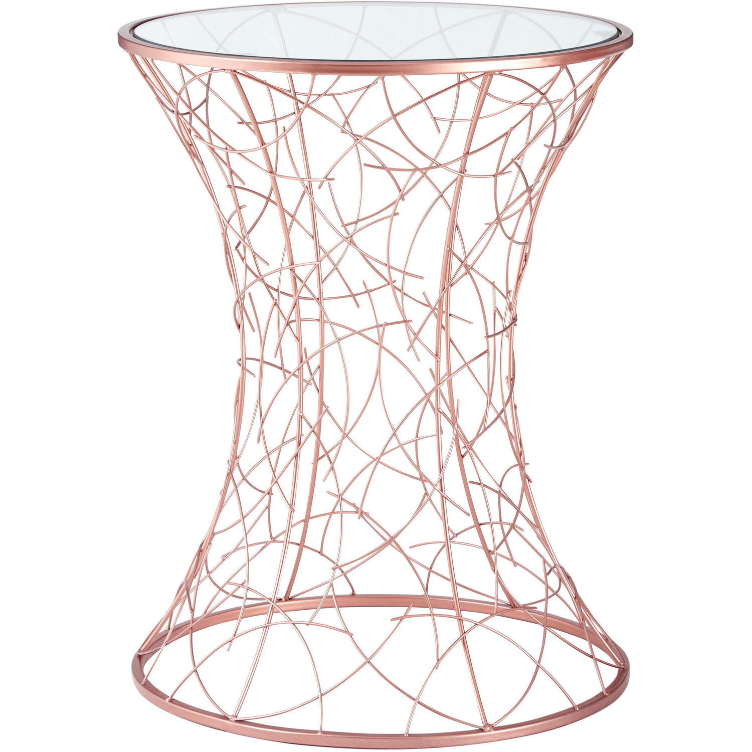 Lexa Concave Table - Gold