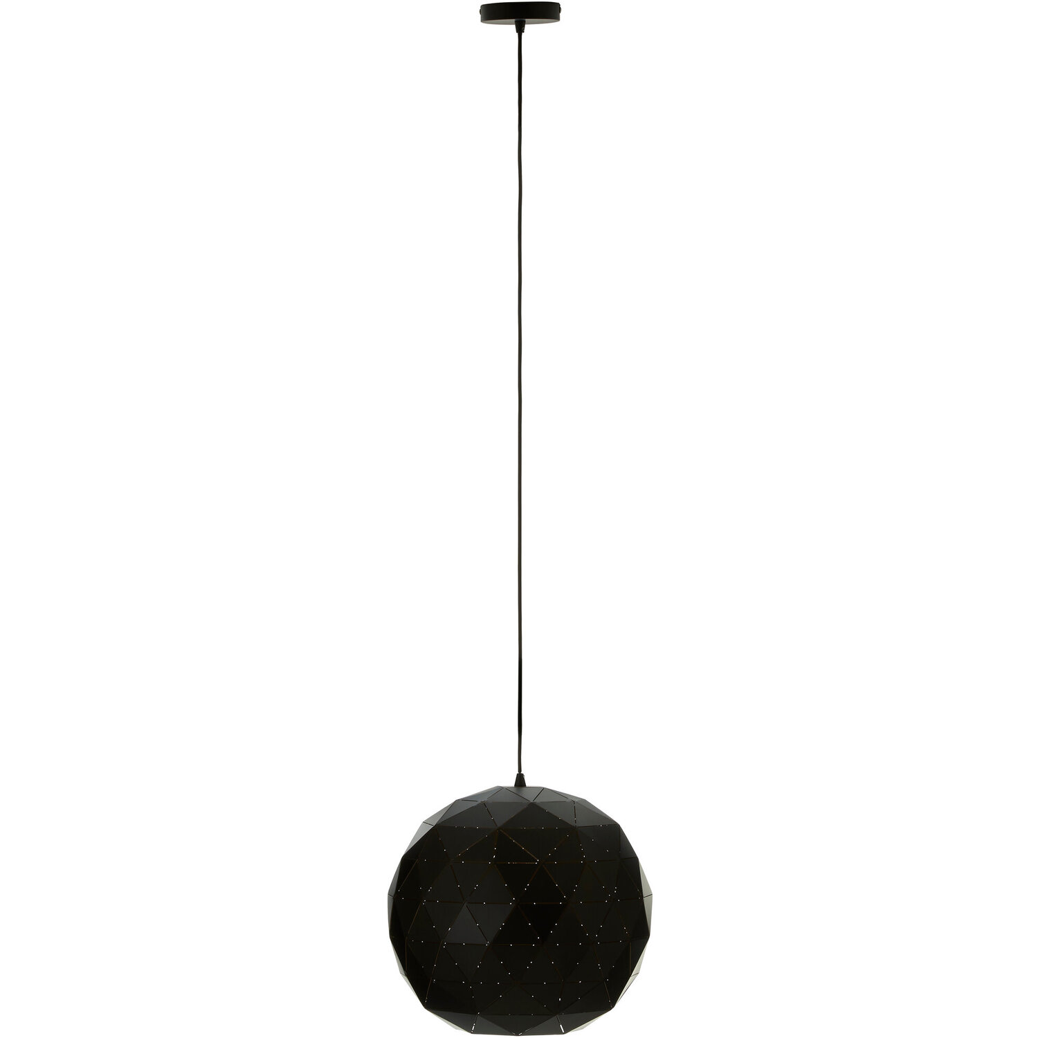 Mateo Small Black and Copper Pendant Light - Black