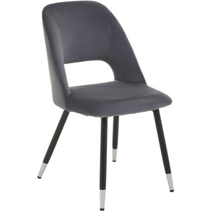 Warren Grey Velvet Dining Chair