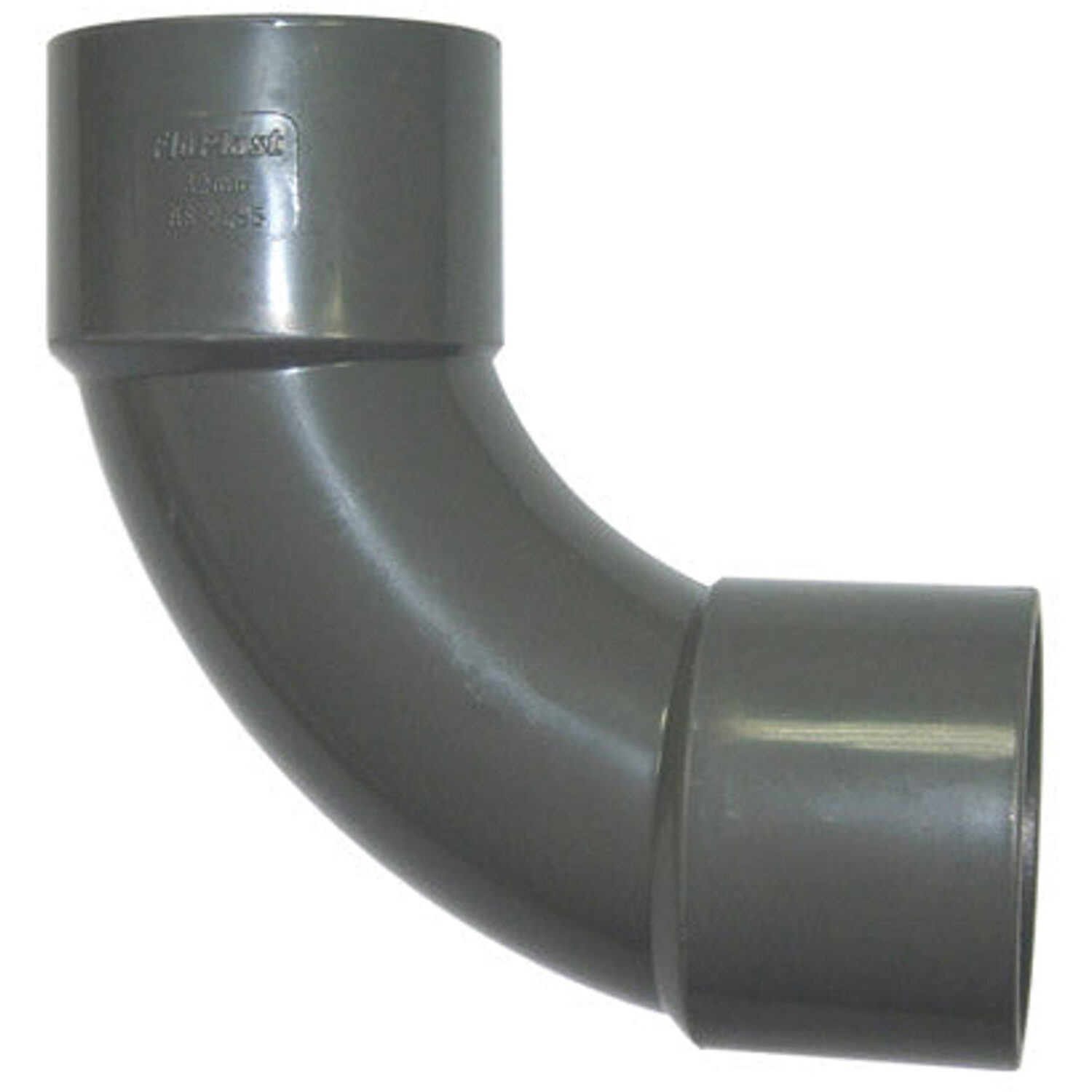 FloPlast ABS Solvent Weld 92.5 Degree Bend 40mm Grey - Image 4