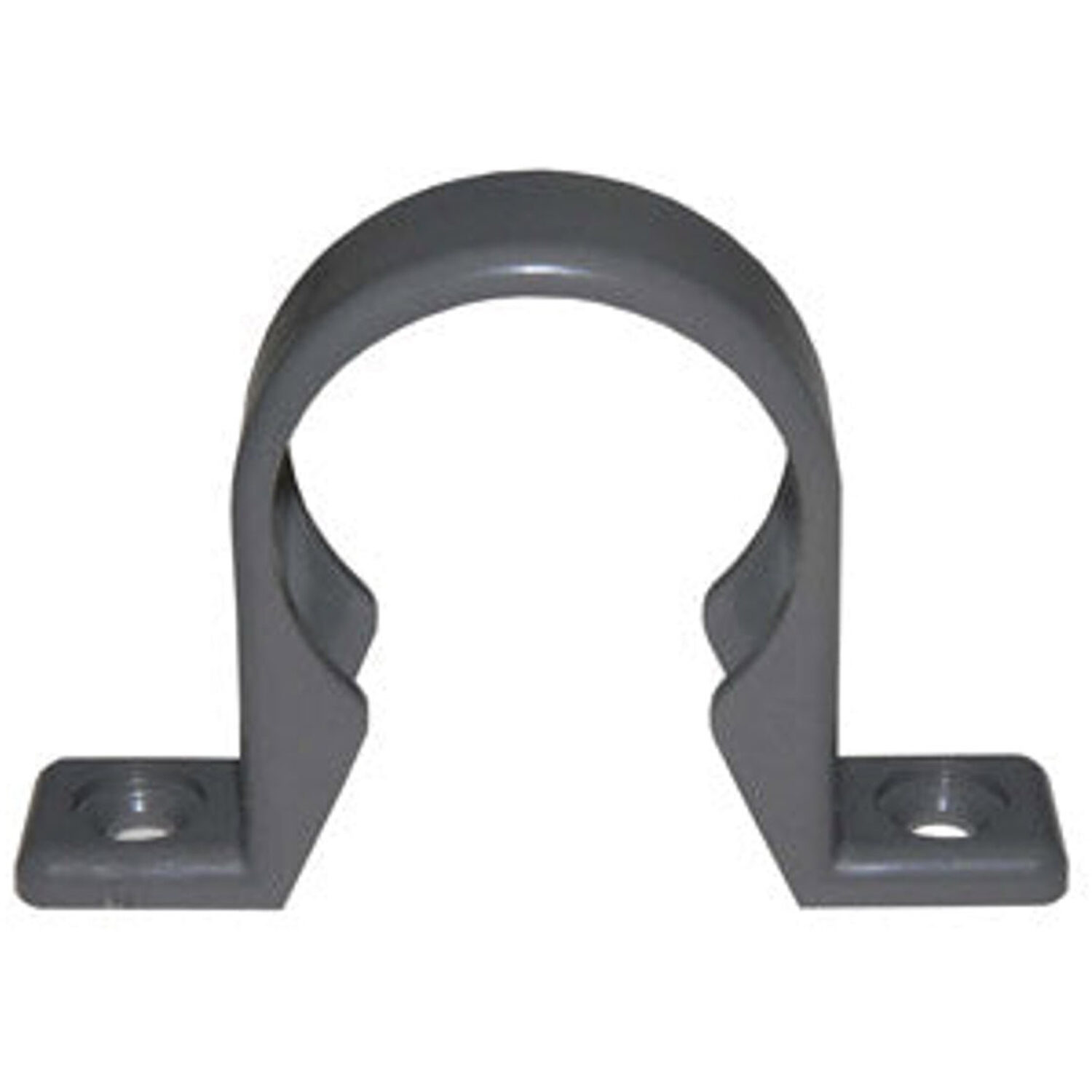 Floplast Abs Solvent Weld Pipeclip 50Mm Grey - External Diameter 56Mm - Ws36 - Grey