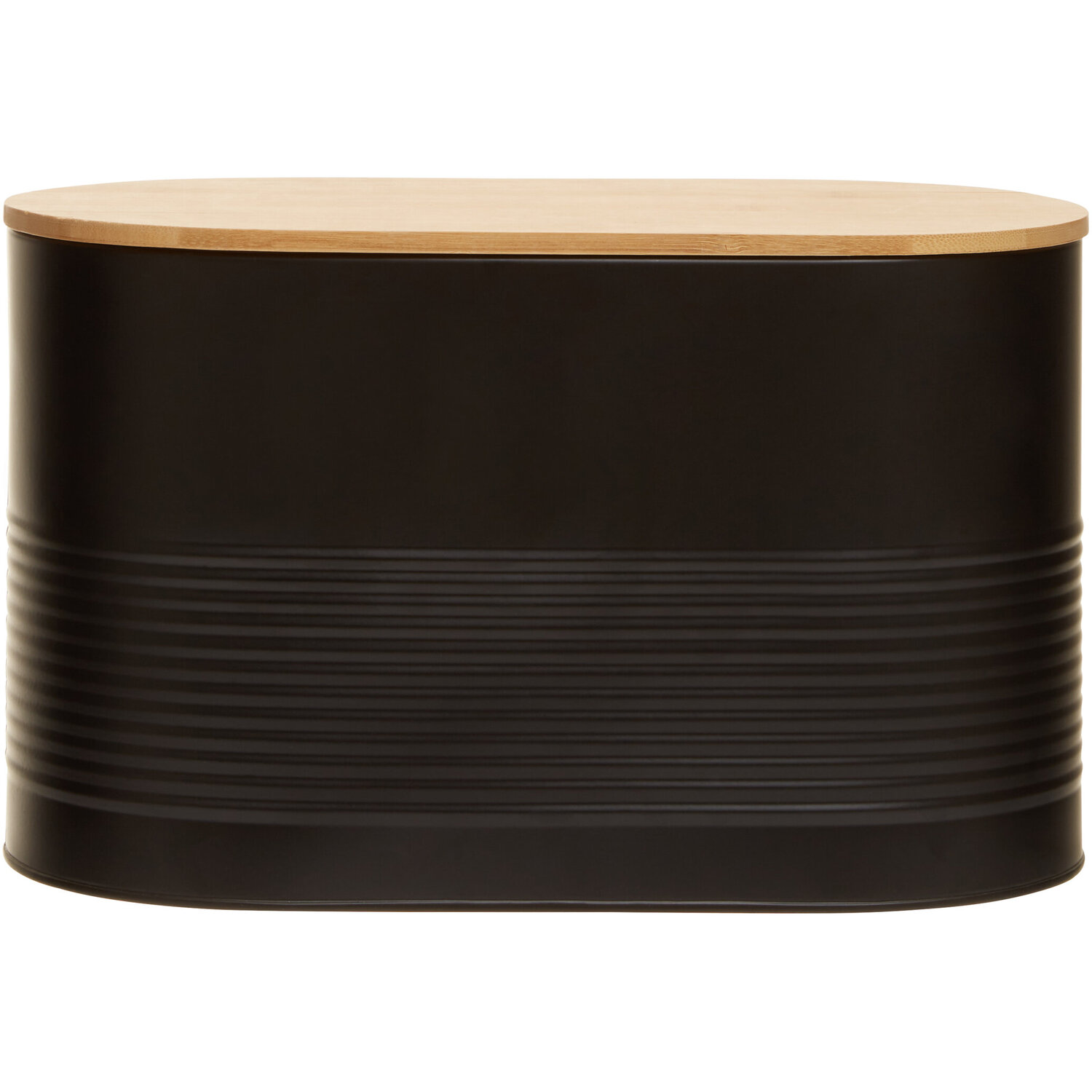 Alton Black Bread Bin - Black, Natural