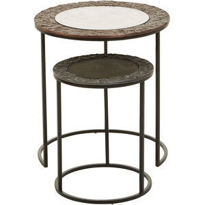 Akola Set Of 2 Round Nesting Tables