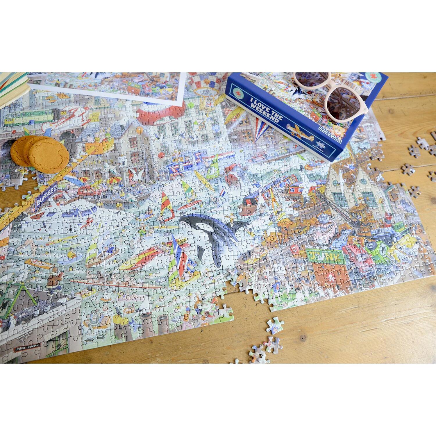 Mike Jupp I Love the Weekend 1000 Piece Jigsaw Puzzle
