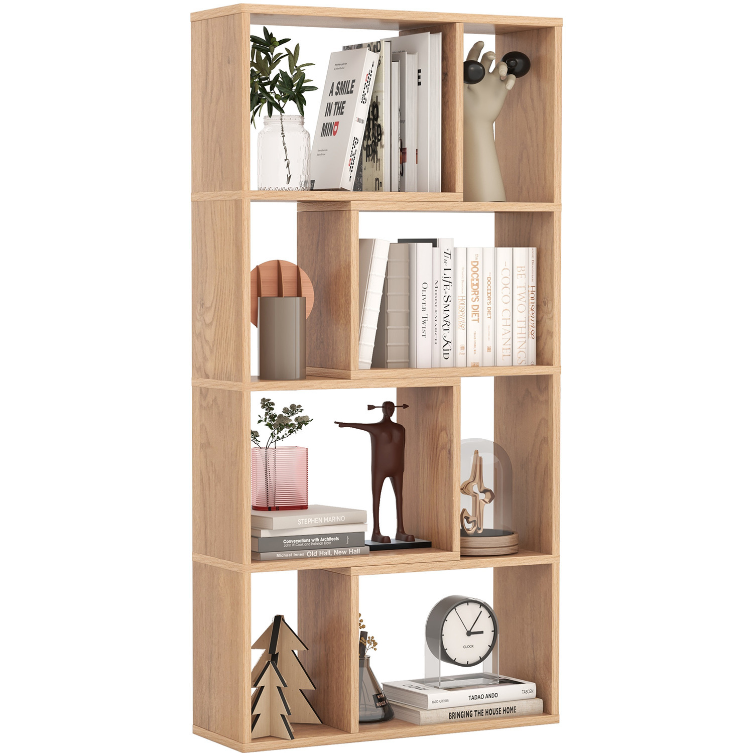 8-cube Storage Organiser - Brown