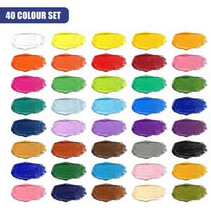 40 Piece Oil Paint Tubes Set