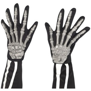 Smiffys Unisex Adult Skeleton Gloves
