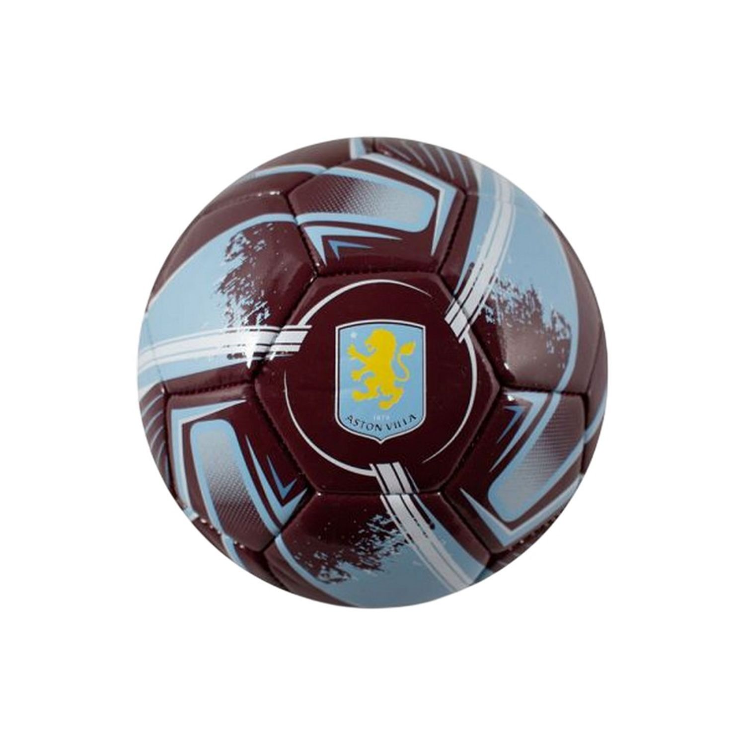 Aston Villa Fc Turbine Print Mini Football - Claret/Blue/White