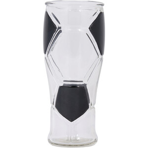 Hand Painted Football Glass