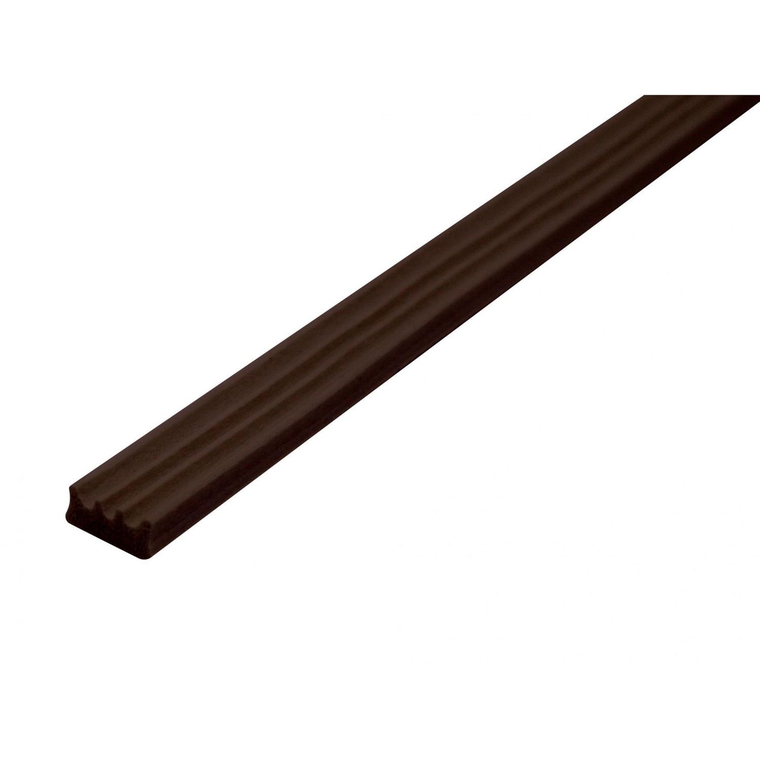 Faithfull Epdm Draught Excluder, W Profile - Brown