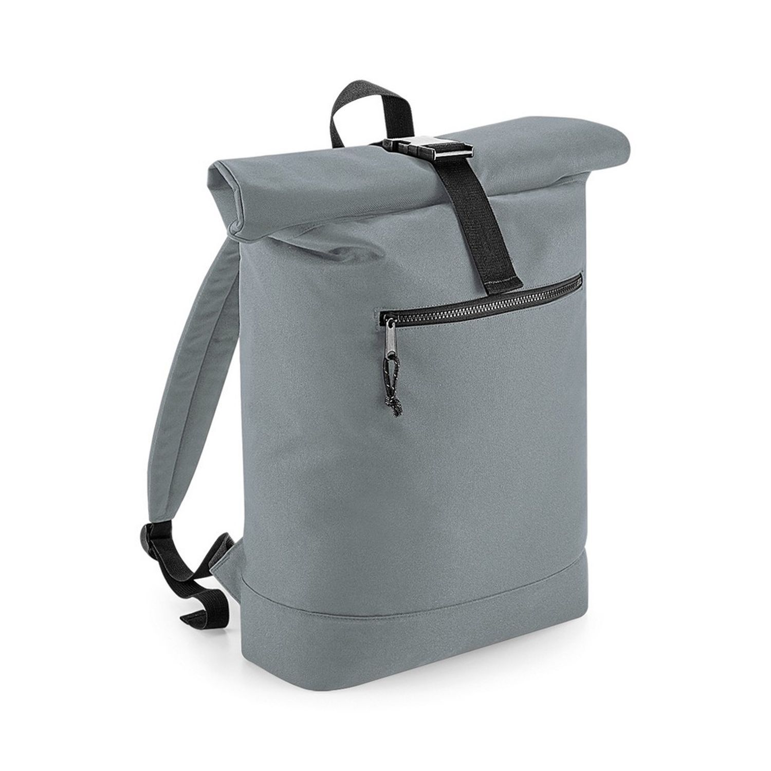 Bagbase Unisex Recycled Roll-Top Backpack - Pure Grey