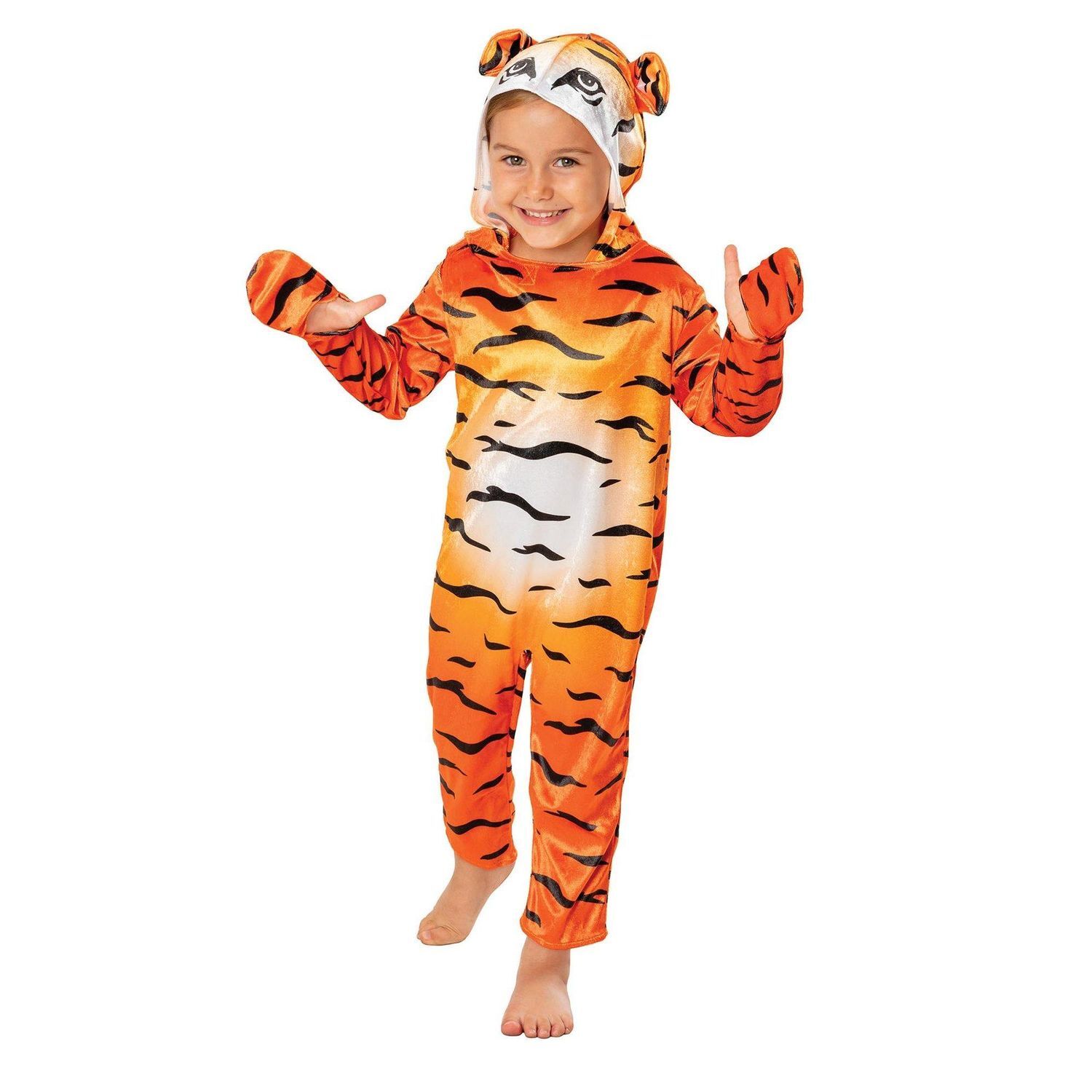 Rubies Childrens/Kids Tiger Costume - Orange/Black/White