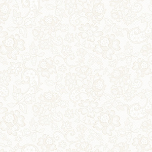 Brussels Lace Wallpaper in Cream