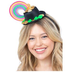 Smiffys Pot O´Gold Mini Hat Rainbow Headband