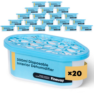 300ml Interior Dehumidifiers Moisture Absorber (Pack of 20)