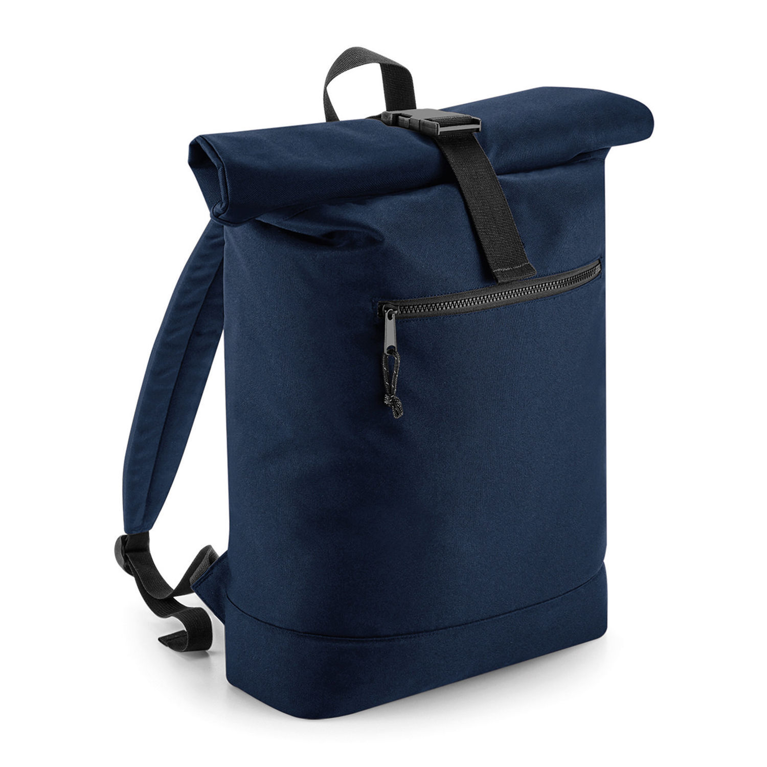 Bagbase Rolled Top Recycled Backpack - Navy
