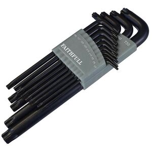 Faithfull Star Long Arm Key Set Of 13 (tx7-tx55)