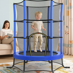 SONGMICS 3.6 ft Kids Trampoline with Enclosure