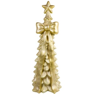 Gold and Champagne Bow Christmas Tree Decoration