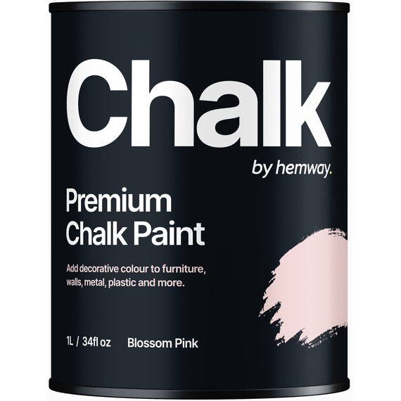 Hemway Chalk Paint Flat Matt Blossom Pink 1L