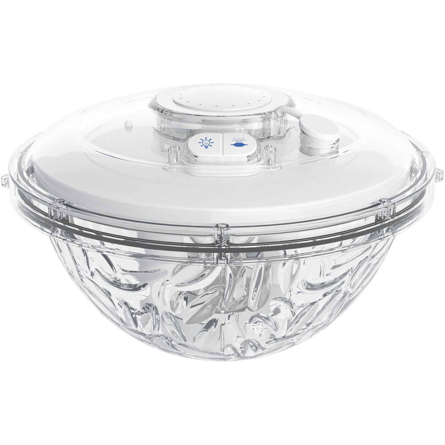 B&Q -  Wave Rechargeable Pool Fountain With LightsFloating Sprinkler Waterfall For Inground & Above Ground Pools - Image 3