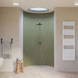 Omeara - White Electric Towel Rail Thermostatic