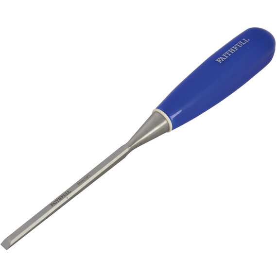Faithfull bevel-edge chisel 50mm (2in) blue PVC grip