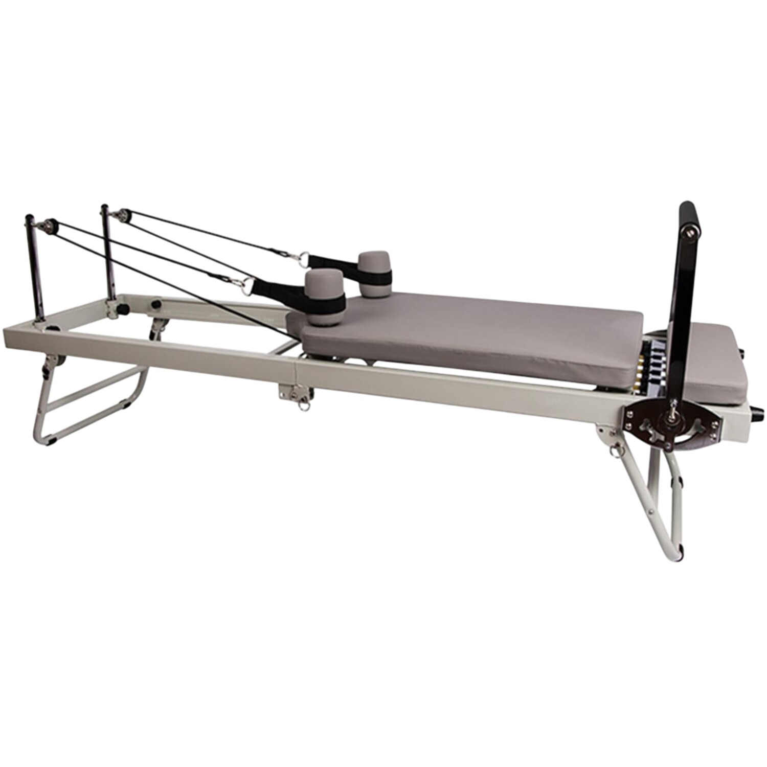 Modern Fitness Foldable Pilates Reformer Machine - Grey