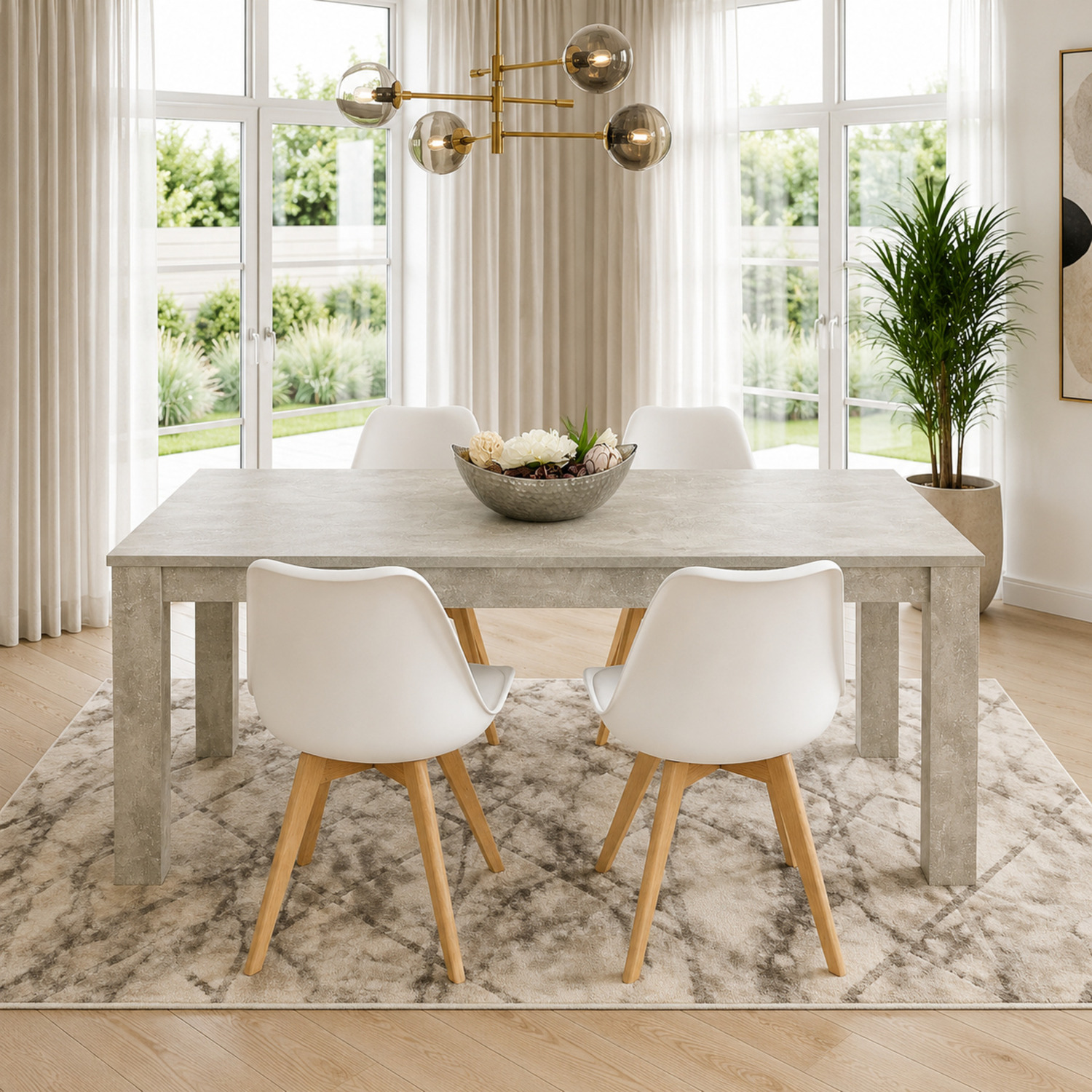 KOSY KOALA Dining Table Set Of 4 Dining Table & Chairs - Image 2