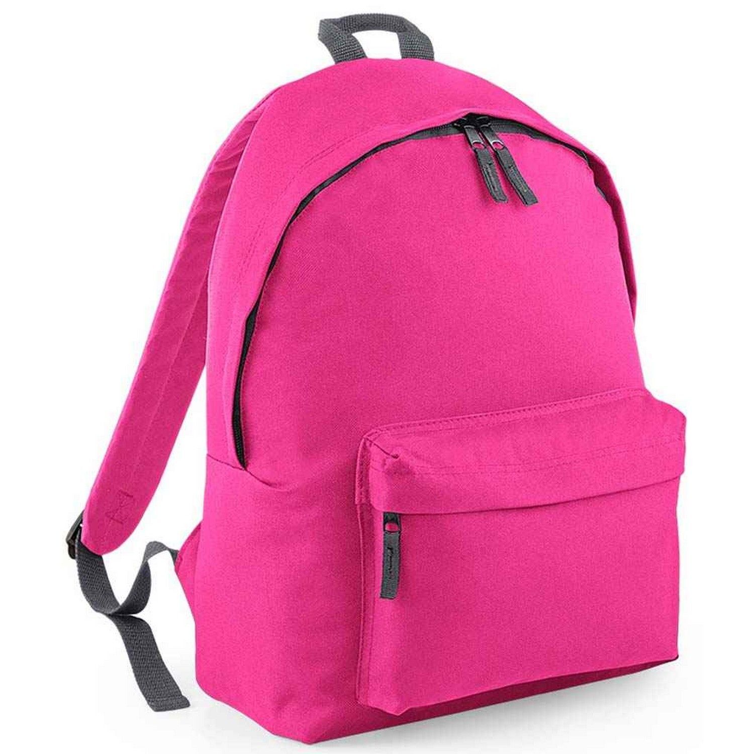 Bagbase Original Fashion Backpack - Fuchsia/Graphite / Polyester