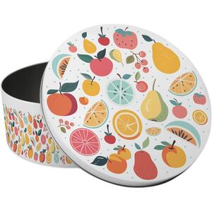 Colourful Fruits Cake Tin Set