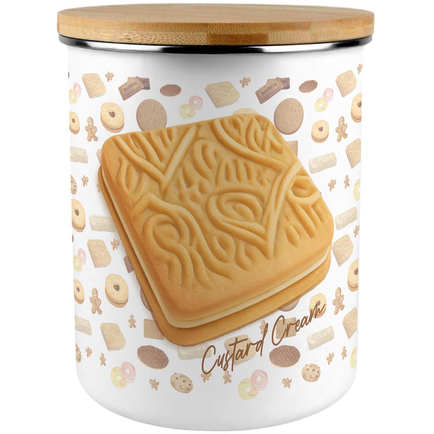 B&Q -  Custard Cream Extra Large Biscuit Tin - Image 3